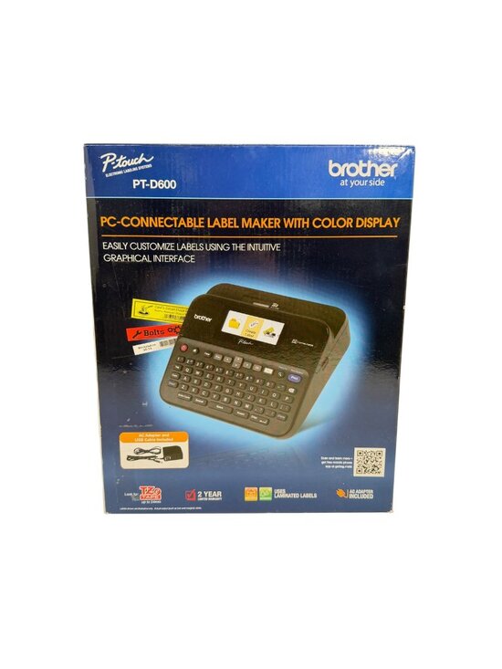 Brother Other - Brother P-Touch PT-D600 Label Maker - PC-Connectable - Color Disp - New Open Box